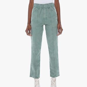 MOTHER The Springy Ankle Pant in Loden Frost Size 25
